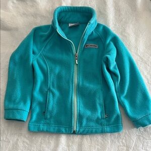 Columbia Turquoise Full-Zip Fleece